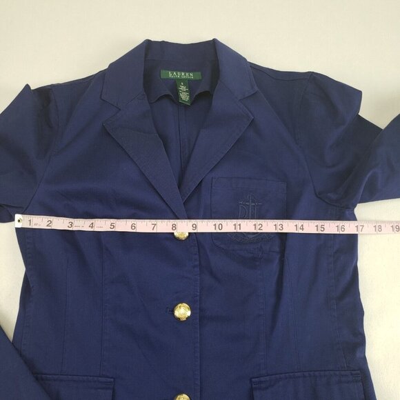 Lauren Ralph Lauren Nautical Jacket & Sailor Pant Suit Womens Small 6P 2 Pc Set - Picture 16 of 16